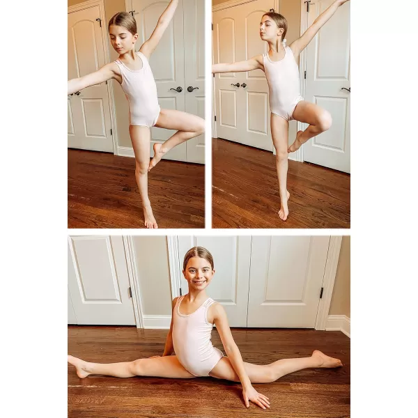 Arshiner Girls Ballet Leotards Dance Gymnastic Outfits Crisscross Straps SleevelessTank Dancewear