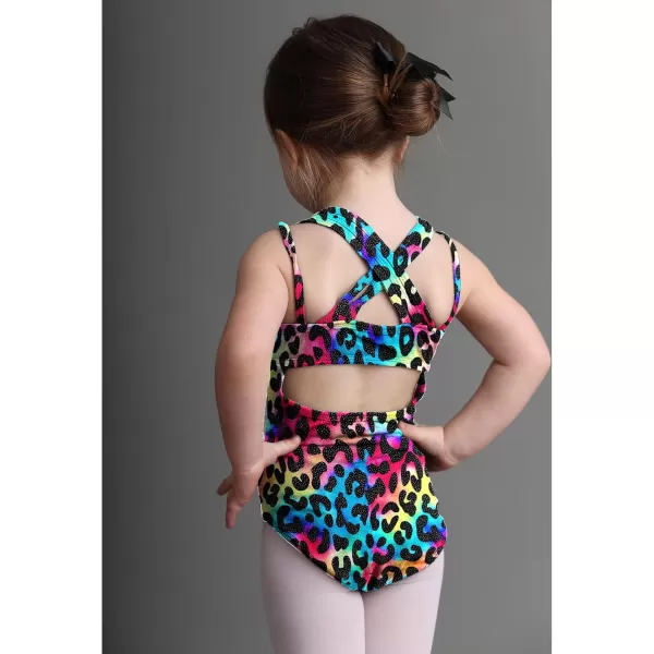 Arshiner Girls Ballet Leotards Dance Gymnastic Outfits Crisscross Straps SleevelessTank Dancewear