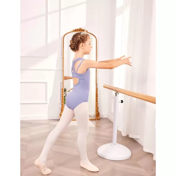 Arshiner Girls Ballet Leotards Dance Gymnastic Outfits Crisscross Straps SleevelessTank Dancewear