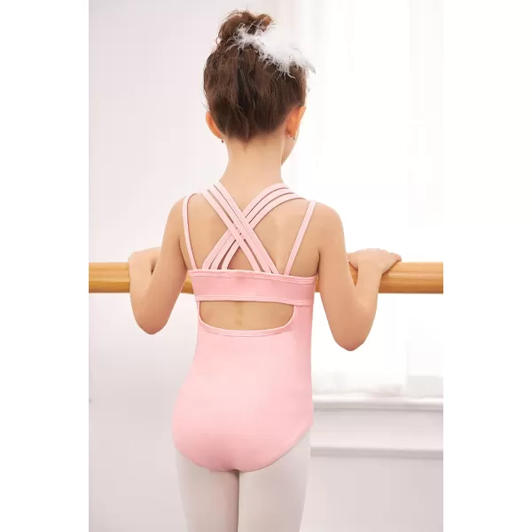 Arshiner Girls Ballet Leotards Dance Gymnastic Outfits Crisscross Straps SleevelessTank Dancewear