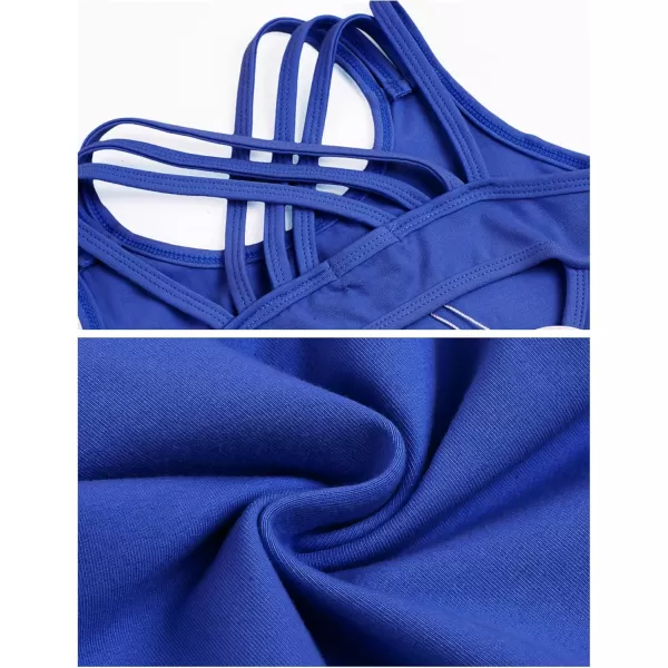 Arshiner Girls Ballet Leotards Dance Gymnastic Outfits Crisscross Straps SleevelessTank Dancewear