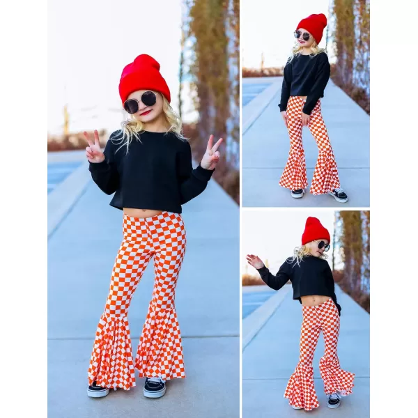 Arshiner Girls Crop Tops Kids Long Sleeve Pullover Sweatshirts for 5-14 Years
