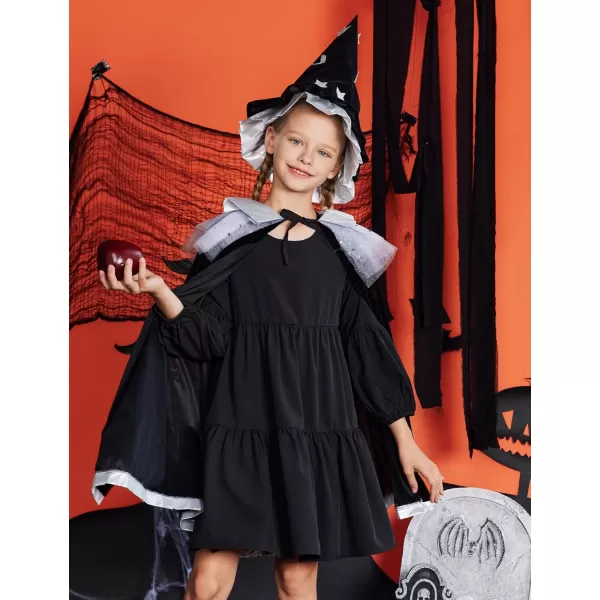 Arshiner Girls Dress Long Sleeve A Line Loose Swing Ruffle Tunic Dresses