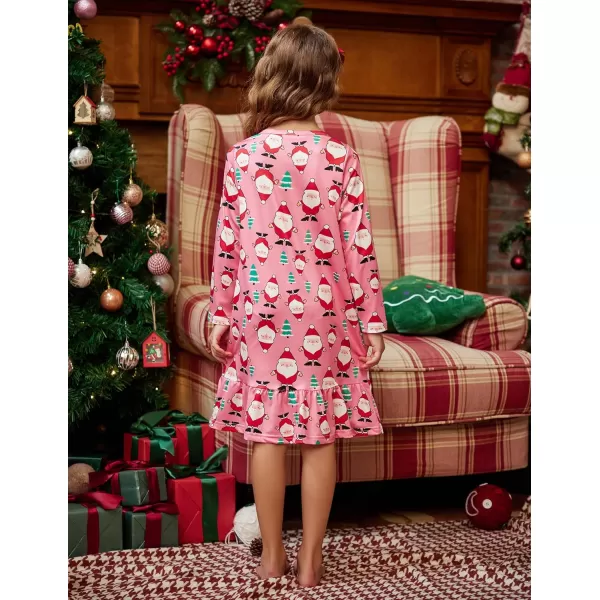 Arshiner Girls' Sleepwear Long Sleeve Cute Nightgown Nightie Pajama Dress