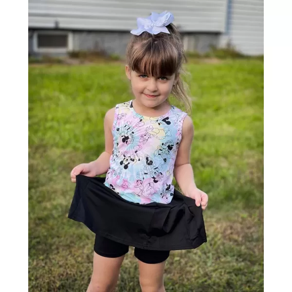 Arshiner Girl's Sport Skirts with Shorts Athletic Pleated Skort Colorful Performance Skorts