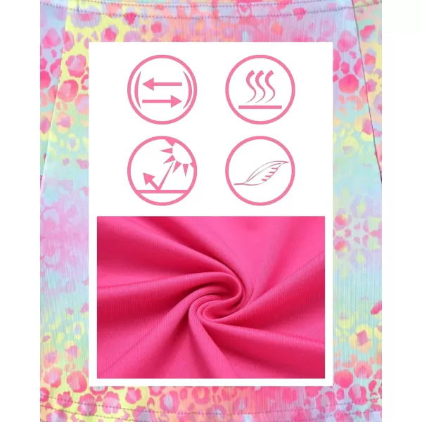Arshiner Girl's Sport Skirts with Shorts Athletic Pleated Skort Colorful Performance Skorts