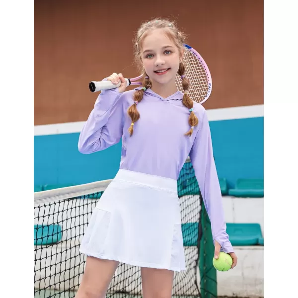 Arshiner Girl's Sport Skirts with Shorts Athletic Pleated Skort Colorful Performance Skorts