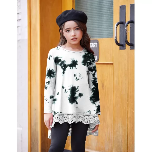 Arshiner Girls Tunic Tops Casual Basic Loose Soft Swing Pullover Long Blouse T-Shirt Tee