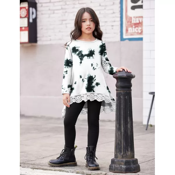 Arshiner Girls Tunic Tops Casual Basic Loose Soft Swing Pullover Long Blouse T-Shirt Tee