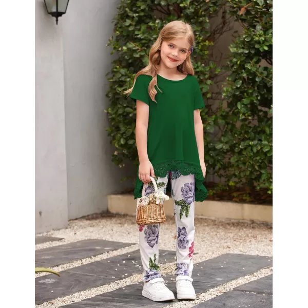 Arshiner Girls Tunic Tops Casual Basic Loose Soft Swing Pullover Long Blouse T-Shirt Tee