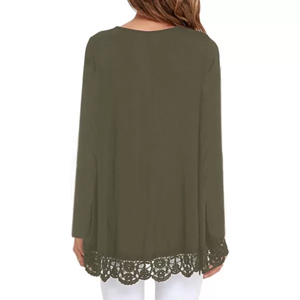Arshiner Girls Tunic Tops Casual Basic Loose Soft Swing Pullover Long Blouse T-Shirt Tee
