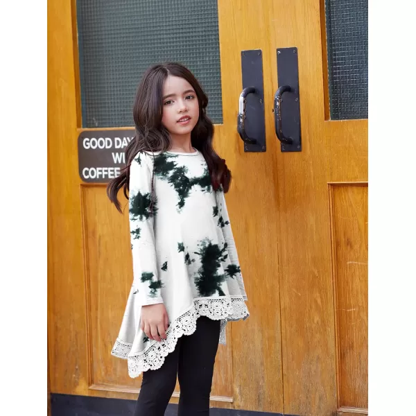 Arshiner Girls Tunic Tops Casual Basic Loose Soft Swing Pullover Long Blouse T-Shirt Tee