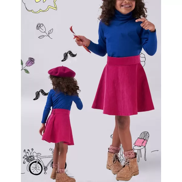 Arshiner Girls Turtleneck Sweater Kids Casual Long Sleeve Knit Pullover Tops