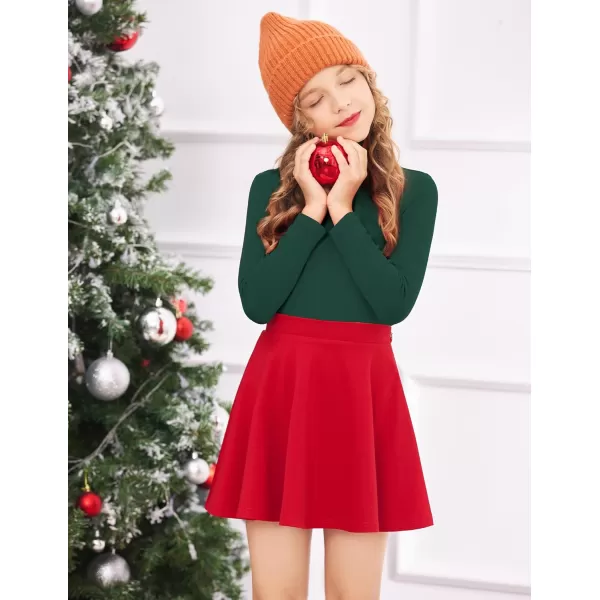 Arshiner Girls Turtleneck Sweater Kids Casual Long Sleeve Knit Pullover Tops