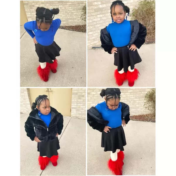 Arshiner Girls Turtleneck Sweater Kids Casual Long Sleeve Knit Pullover Tops