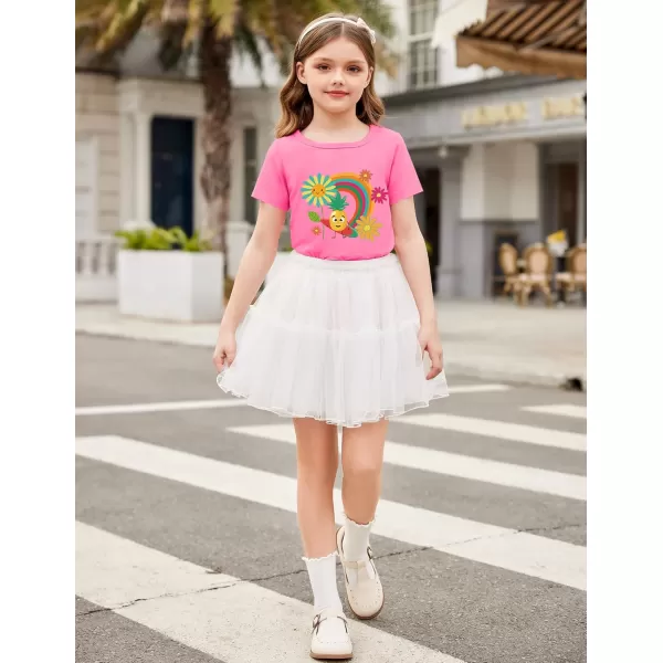 Arshiner Girls Unicorn Shirts Short Sleeve Flip Sequin T-Shirt Tops