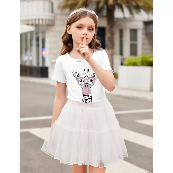 Arshiner Girls Unicorn Shirts Short Sleeve Flip Sequin T-Shirt Tops