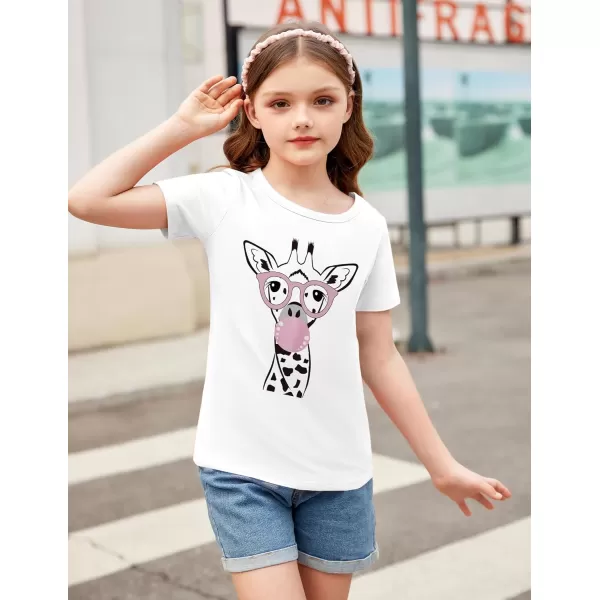 Arshiner Girls Unicorn Shirts Short Sleeve Flip Sequin T-Shirt Tops