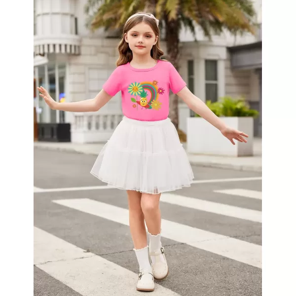 Arshiner Girls Unicorn Shirts Short Sleeve Flip Sequin T-Shirt Tops