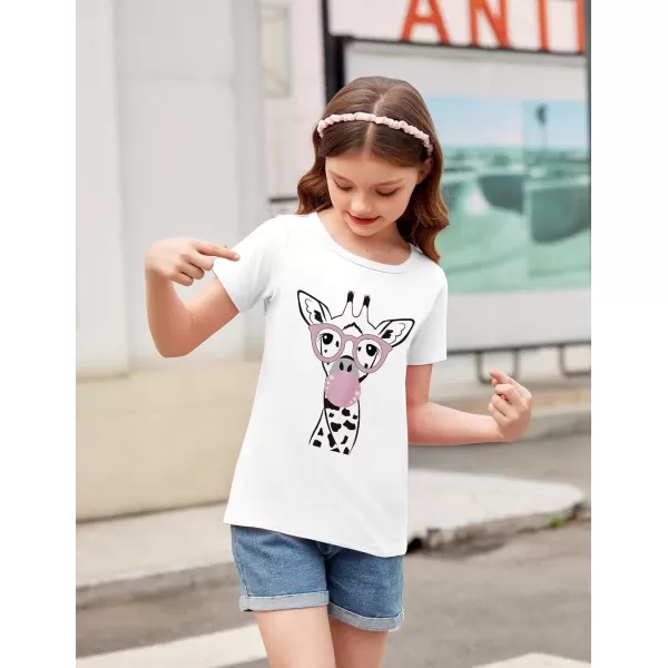 Arshiner Girls Unicorn Shirts Short Sleeve Flip Sequin T-Shirt Tops