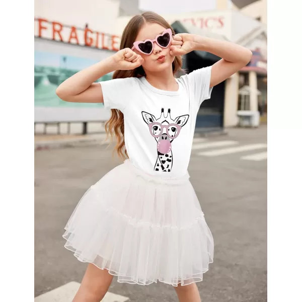 Arshiner Girls Unicorn Shirts Short Sleeve Flip Sequin T-Shirt Tops