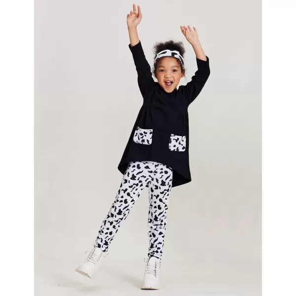 Arshiner Little Girls Outfits Cute Clothing Sets Long Sleeve 2pcs Pants Sets with Pockets
