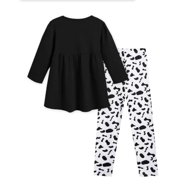 Arshiner Little Girls Outfits Cute Clothing Sets Long Sleeve 2pcs Pants Sets with Pockets
