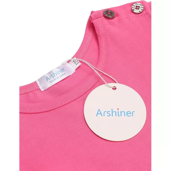 Arshiner Little Girls Outfits Cute Clothing Sets Long Sleeve 2pcs Pants Sets with Pockets