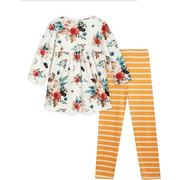 Arshiner Little Girls Outfits Cute Clothing Sets Long Sleeve 2pcs Pants Sets with Pockets
