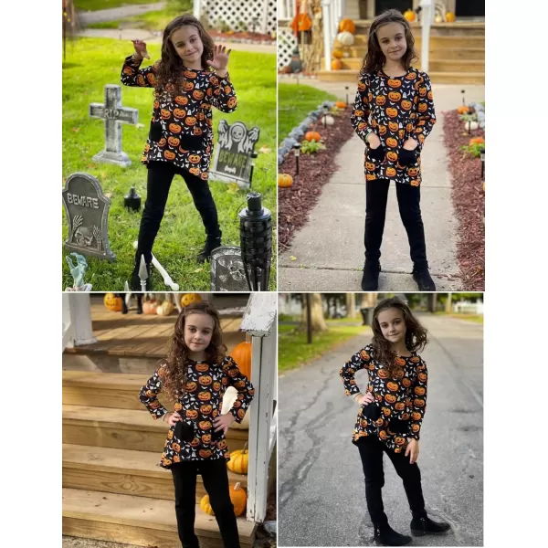 Arshiner Little Girls Outfits Cute Clothing Sets Long Sleeve 2pcs Pants Sets with Pockets