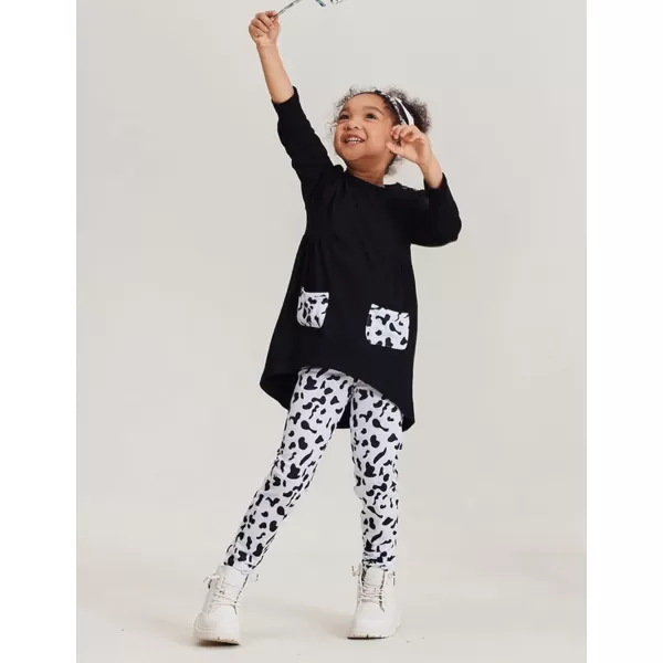Arshiner Little Girls Outfits Cute Clothing Sets Long Sleeve 2pcs Pants Sets with Pockets