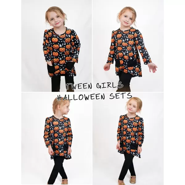 Arshiner Little Girls Outfits Cute Clothing Sets Long Sleeve 2pcs Pants Sets with Pockets