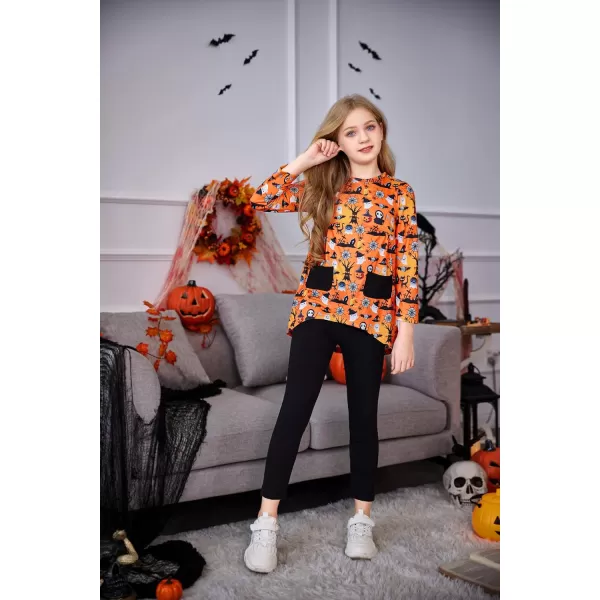 Arshiner Little Girls Outfits Cute Clothing Sets Long Sleeve 2pcs Pants Sets with Pockets