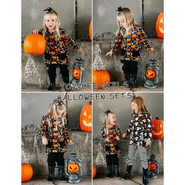 Arshiner Little Girls Outfits Cute Clothing Sets Long Sleeve 2pcs Pants Sets with Pockets