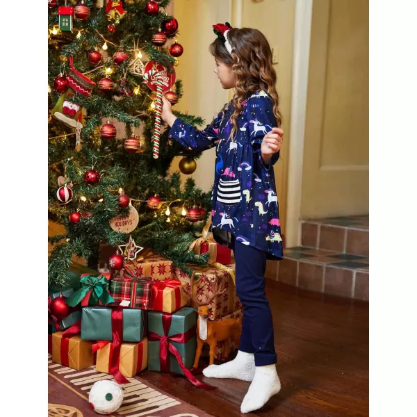 Arshiner Little Girls Outfits Cute Clothing Sets Long Sleeve 2pcs Pants Sets with Pockets