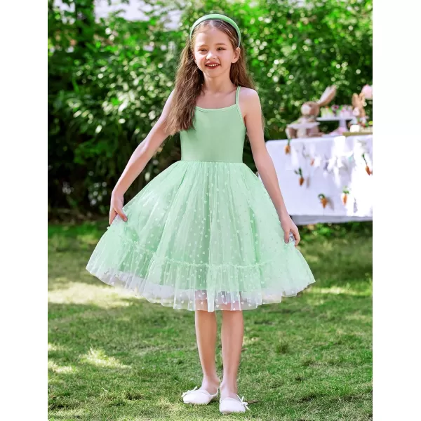 Arshiner Toddler Girls Tulle Dress Rainbow Tutu Birthday Party Princess Dresses Ruffle Hem Cami Dress Summer Outfit Size 2-6