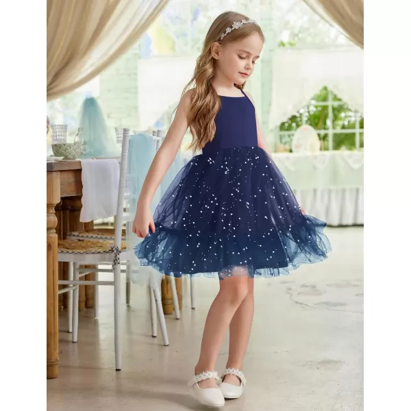 Arshiner Toddler Girls Tulle Dress Rainbow Tutu Birthday Party Princess Dresses Ruffle Hem Cami Dress Summer Outfit Size 2-6