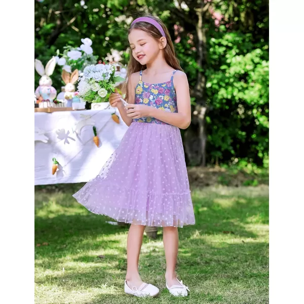 Arshiner Toddler Girls Tulle Dress Rainbow Tutu Birthday Party Princess Dresses Ruffle Hem Cami Dress Summer Outfit Size 2-6
