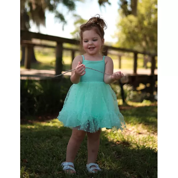 Arshiner Toddler Girls Tulle Dress Rainbow Tutu Birthday Party Princess Dresses Ruffle Hem Cami Dress Summer Outfit Size 2-6