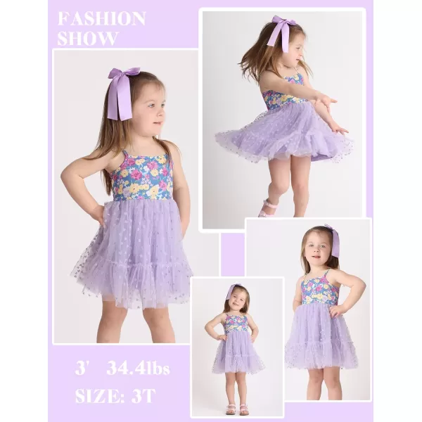 Arshiner Toddler Girls Tulle Dress Rainbow Tutu Birthday Party Princess Dresses Ruffle Hem Cami Dress Summer Outfit Size 2-6