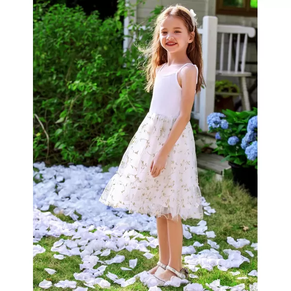 Arshiner Toddler Girls Tulle Dress Rainbow Tutu Birthday Party Princess Dresses Ruffle Hem Cami Dress Summer Outfit Size 2-6