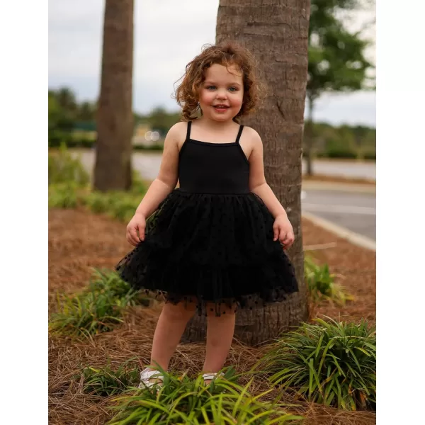 Arshiner Toddler Girls Tulle Dress Rainbow Tutu Birthday Party Princess Dresses Ruffle Hem Cami Dress Summer Outfit Size 2-6