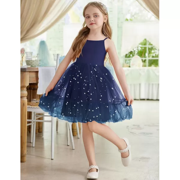 Arshiner Toddler Girls Tulle Dress Rainbow Tutu Birthday Party Princess Dresses Ruffle Hem Cami Dress Summer Outfit Size 2-6