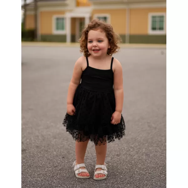 Arshiner Toddler Girls Tulle Dress Rainbow Tutu Birthday Party Princess Dresses Ruffle Hem Cami Dress Summer Outfit Size 2-6