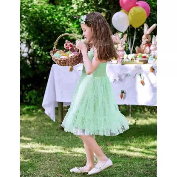 Arshiner Toddler Girls Tulle Dress Rainbow Tutu Birthday Party Princess Dresses Ruffle Hem Cami Dress Summer Outfit Size 2-6