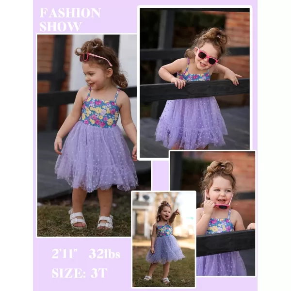 Arshiner Toddler Girls Tulle Dress Rainbow Tutu Birthday Party Princess Dresses Ruffle Hem Cami Dress Summer Outfit Size 2-6