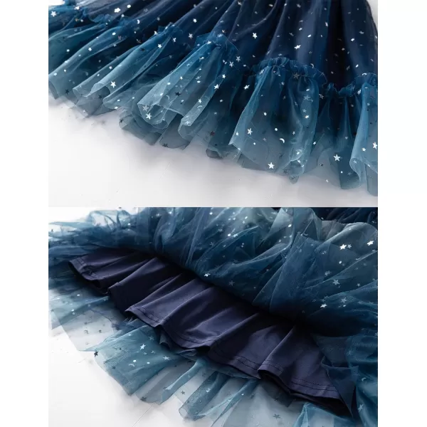 Arshiner Toddler Girls Tulle Dress Rainbow Tutu Birthday Party Princess Dresses Ruffle Hem Cami Dress Summer Outfit Size 2-6