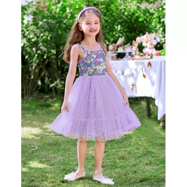 Arshiner Toddler Girls Tulle Dress Rainbow Tutu Birthday Party Princess Dresses Ruffle Hem Cami Dress Summer Outfit Size 2-6