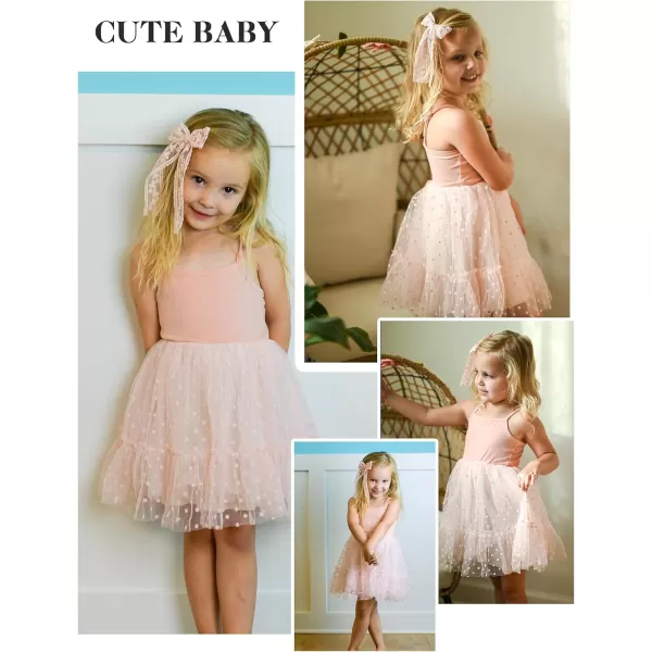Arshiner Toddler Girls Tulle Dress Rainbow Tutu Birthday Party Princess Dresses Ruffle Hem Cami Dress Summer Outfit Size 2-6