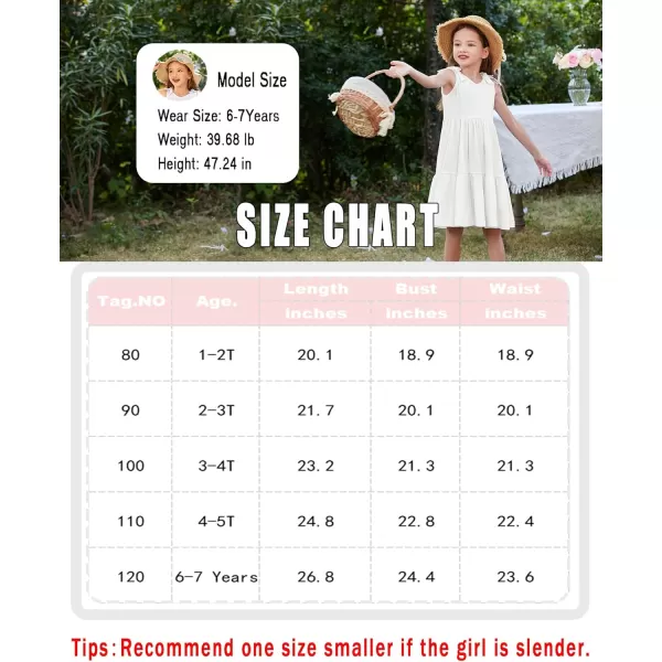 Arshiner Toddler Summer Dress Little Girls Casual Beach Party Bowknot Sling Sundress with Pocket